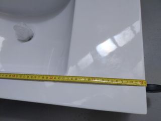 LAVABO MUEBLE DE BAÑO PORCELANA BLANCO