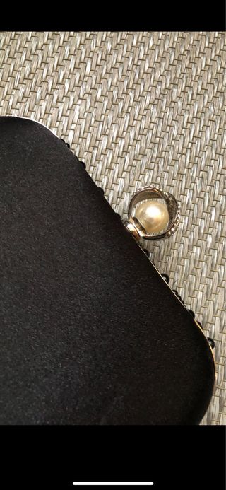 Bolso fiesta negro pedreria