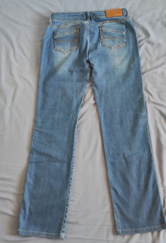 Pantalones vaqueros mujer - azul, fino y muy suave