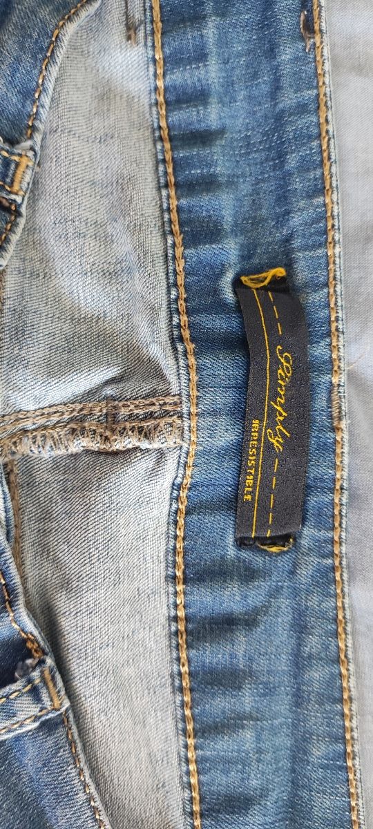 Pantalones vaqueros mujer - azul, fino y muy suave