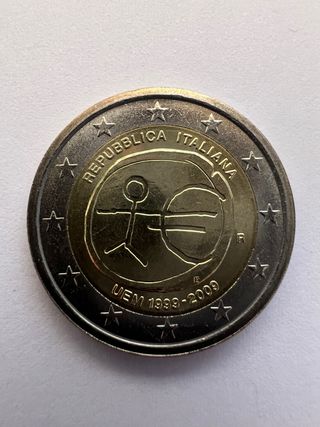 Moneta 2 euro Italia 2009 moneda