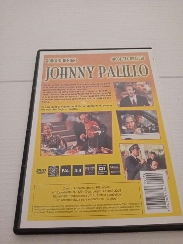 DVD Johnny Palillo - Roberto Benigni
