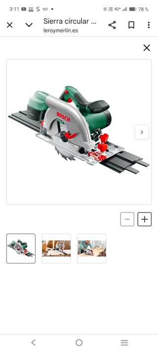 Sierra circular Bosch PKS 66-2 AF