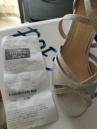 Zapatos Prestigio plata