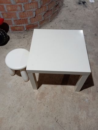 Mesa baja blanca Ikea - infantil