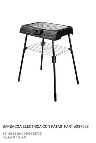 Barbacoa eléctrica SOGO con patas