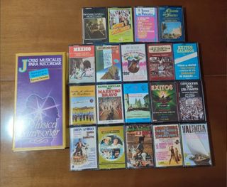 Cassettes Música Ligera Años 80