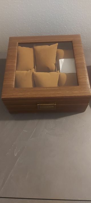 Scatola porta orologi 6 scomparti