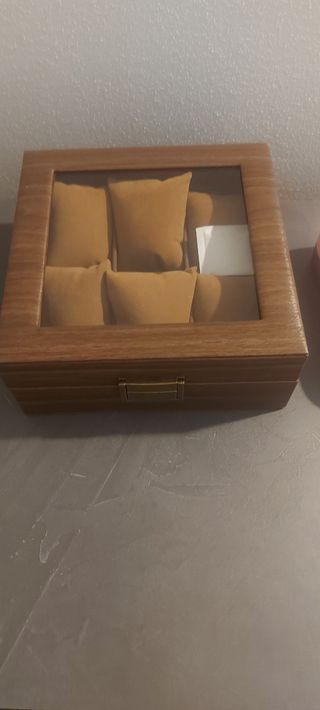 Scatola porta orologi 6 scomparti