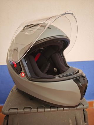 Casco moto Shiro SH605 Gris mate.