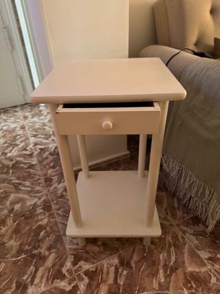 Mesita recibidor madera 