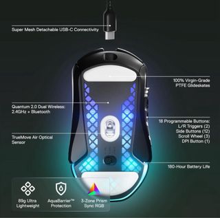 SteelSeries Aerox 9 Wireless - Rato Gamer