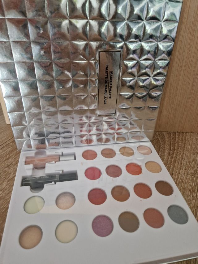 Kit de Pincel de Maquilhagem - Prateado