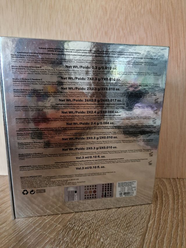 Kit de Pincel de Maquilhagem - Prateado