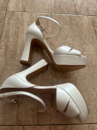 Zapatos novia Lodi blancos