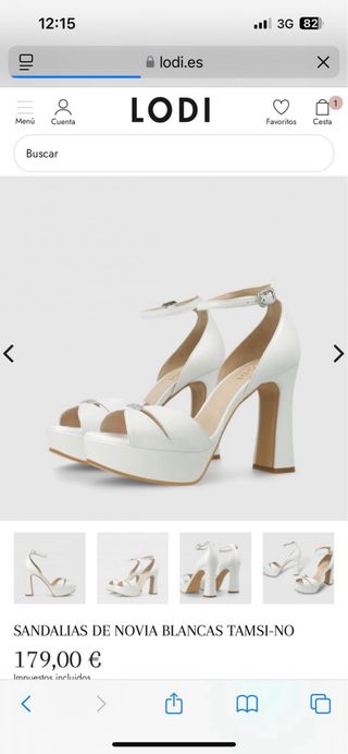 Zapatos novia Lodi blancos