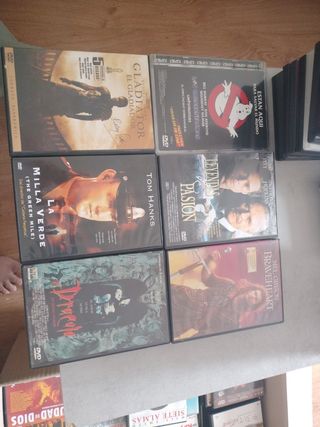 6 DVDs: Gladiator, Cazafantasmas...