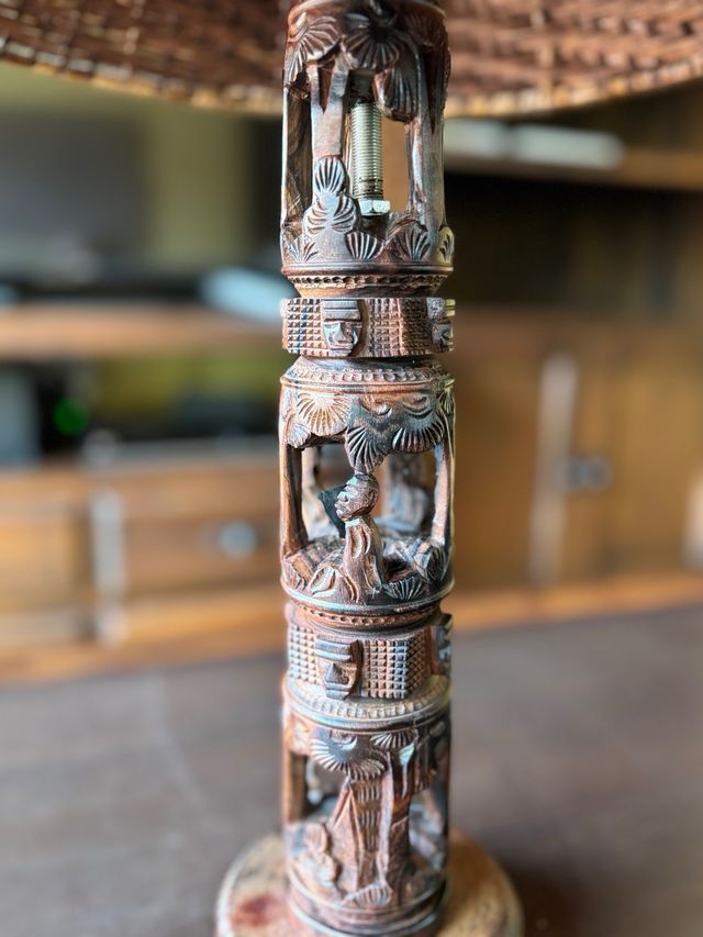 Pareja de tallas artesanales Madagascar