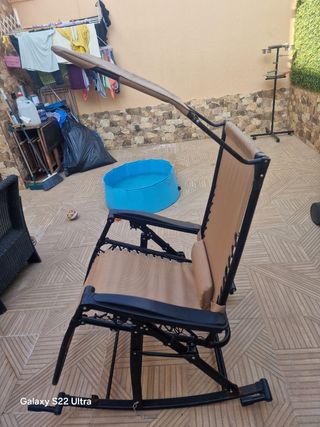 Hamaca mecedora jardín - Plegable