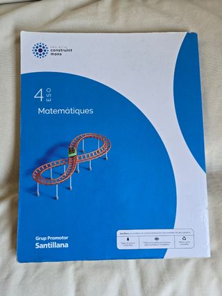 MATEMATIQUES 4 SEC CONSTRUINT MONS
