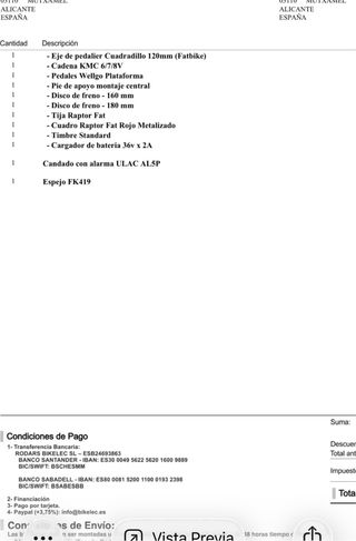 Bicicleta eléctrica plegable Bikelec Fat e-Bike