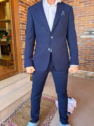 Traje hombre azul marino Álvaro moreno