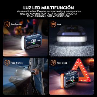 Arrancador Coche Utrai para baterías gastadas