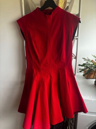 Vestido rojo Zara - Talla S