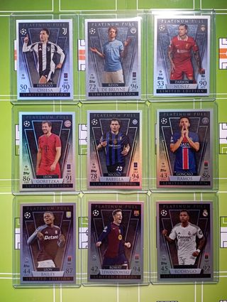 Los 9 Platinum de Match Attax Euro 2024-25