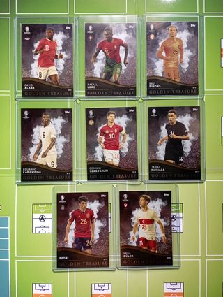 Los 8 Golden Treasure de Match Attax Euro 2024