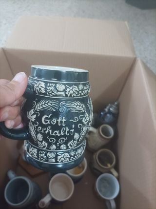 Boccali birra ceramica vintage