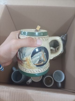 Boccali birra ceramica vintage