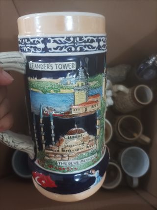 Boccali birra ceramica vintage