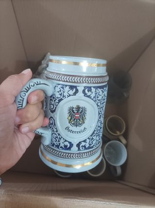 Boccali birra ceramica vintage