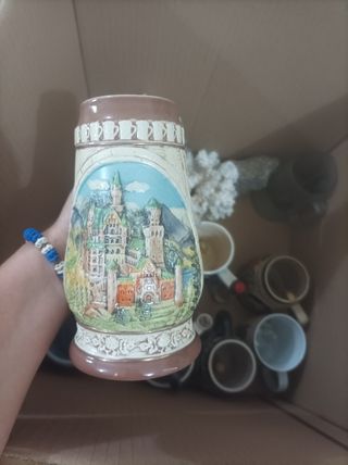 Boccali birra ceramica vintage