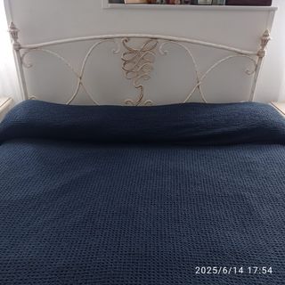 Cabecero forja Peña Vargas blanco