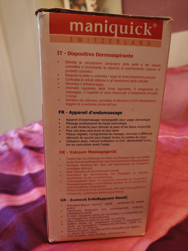 Maniquick Massaggiatore Dermoaspirante