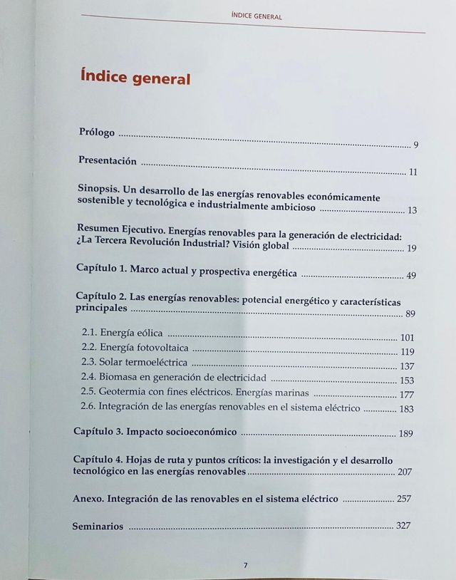 Energías renovables para generación d electricidad