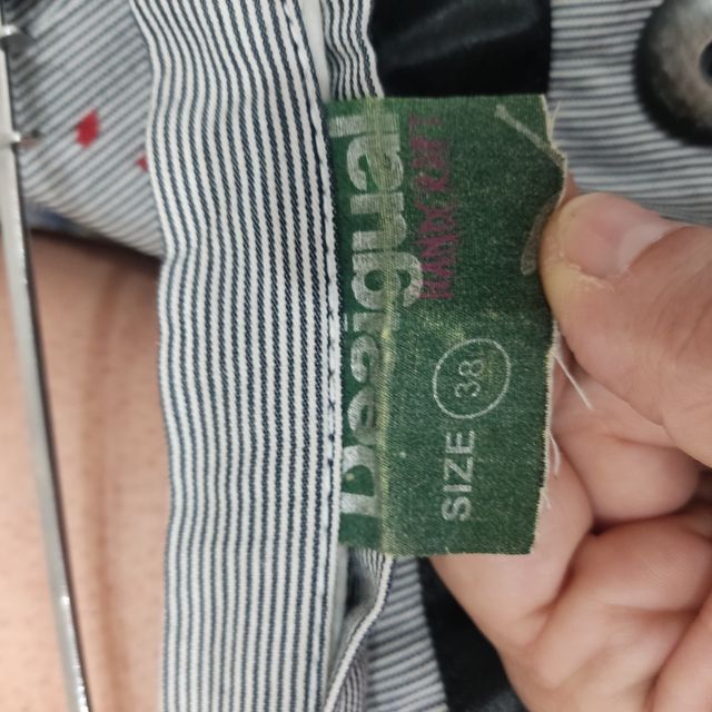 Falda Desigual negra y gris - M