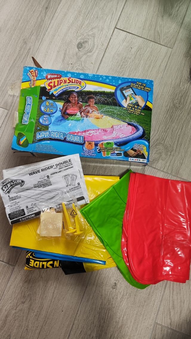 Pista acuatica 4'8m deslizarse