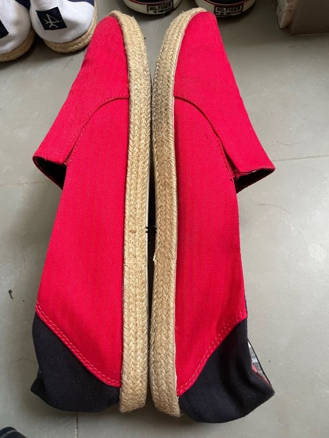 Zapatillas Tommy Hilfiger rojas - Talla 44,5