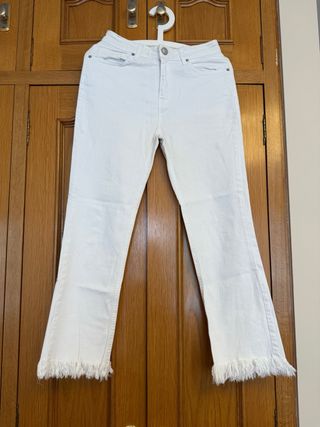 Pantalones Brownie blancos