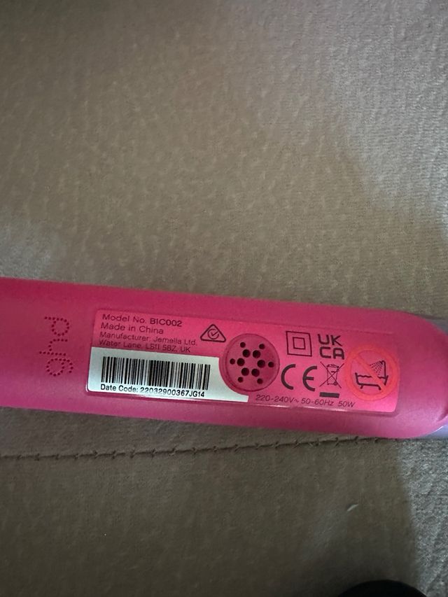 Spazzola lisciante ghd pink