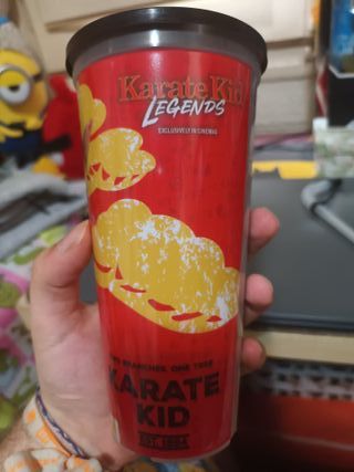 Karate Kid Legends VASO CON MUÑECO TOPPER