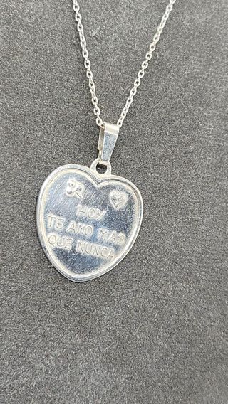 Collar corazón plata 925