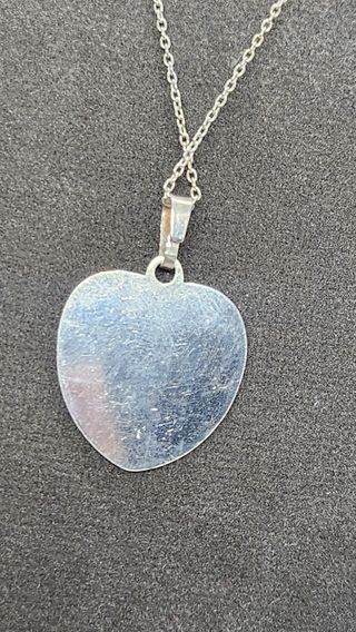 Collar corazón plata 925