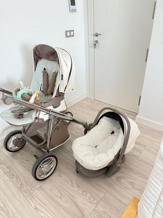Cochecito bebé Bebecar - Beige