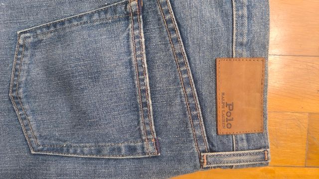 Mini Saia Jeans Polo Ralph Lauren.