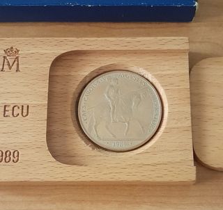 Moneda 5 ECU España 1989