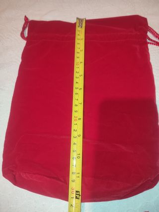 3 Bolsas Terciopelo Mont Blanc Rojas